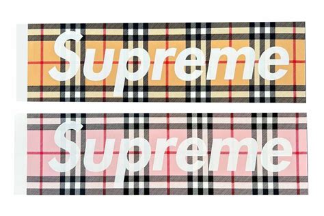 burberry sticker